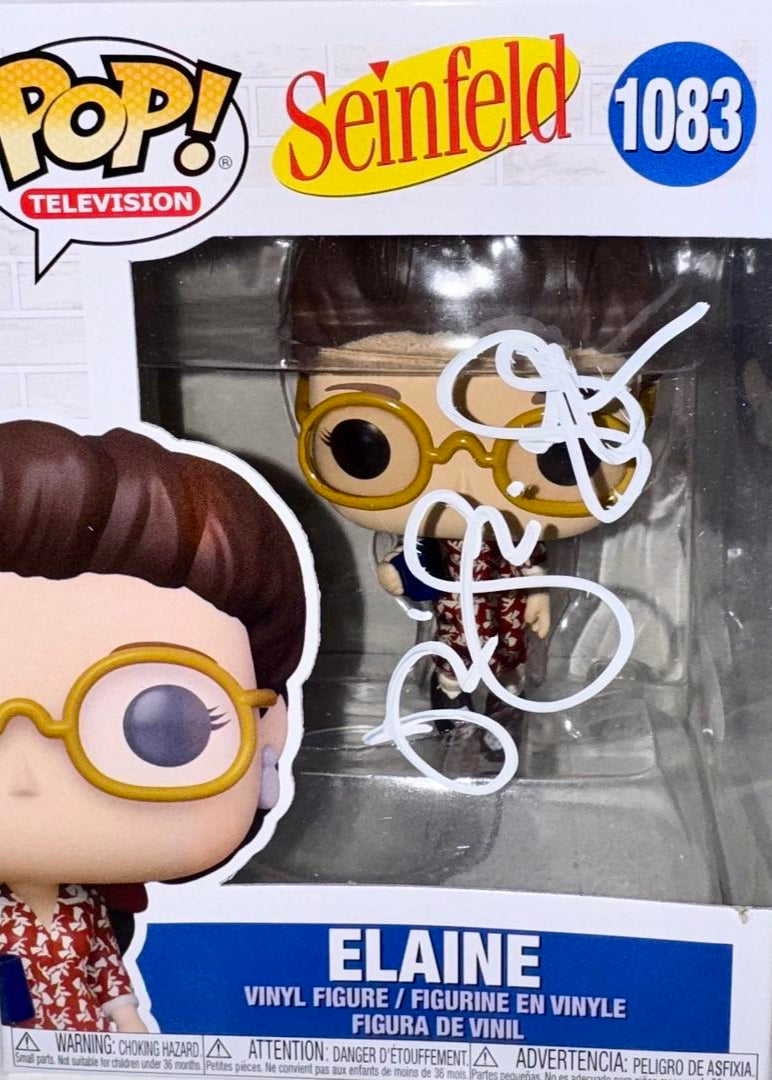 Julia Louis Dreyfus Signed Funko Pop #1083 "Elaine" Seinfeld - JSA COA